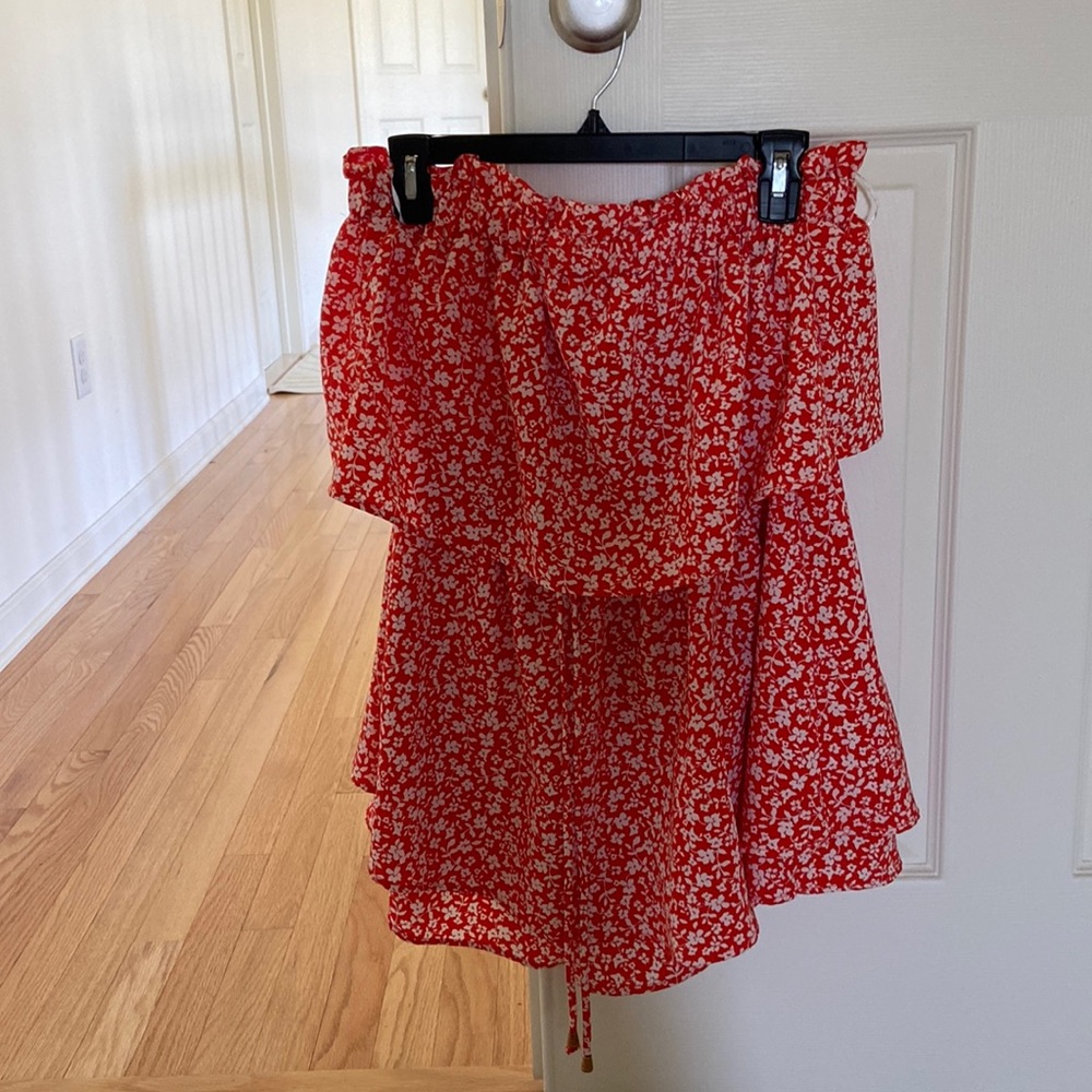 Summer romper skort